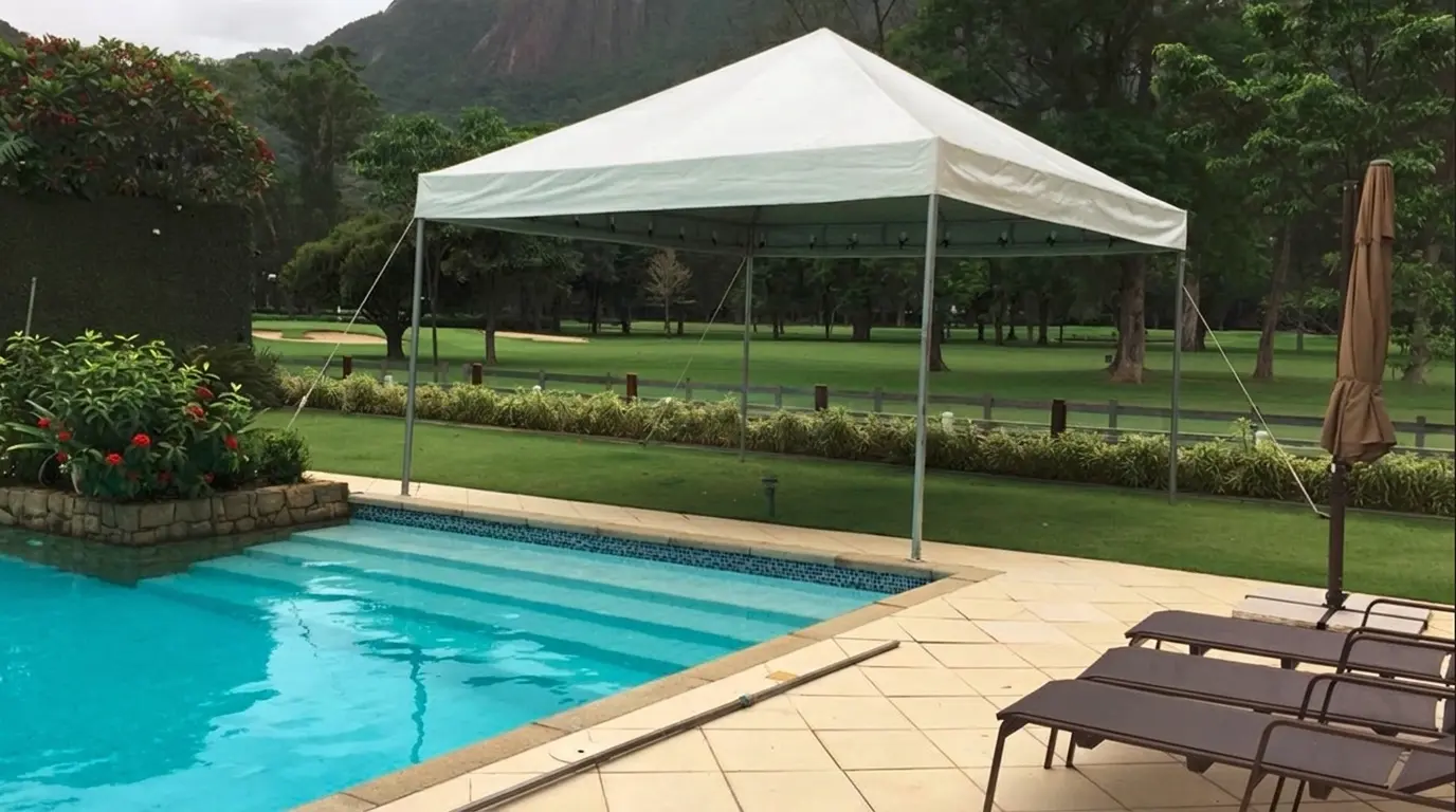 Tenda Piramidal fabricada pela GS3 Coberturas